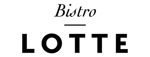 Bistro Lotte, black text on white background