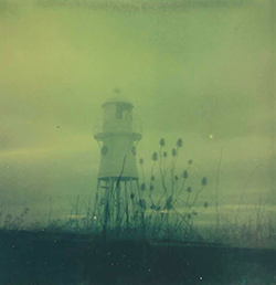 Polaroid emulsion lift, photographic image by Siân Cann